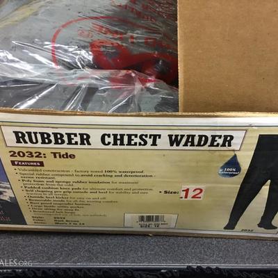 Pro-line rubber chest wader size 12