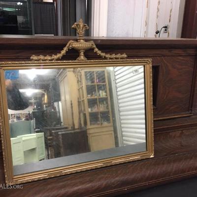 Antique gold mirror
