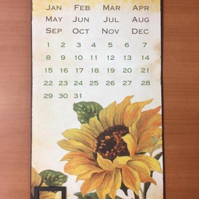Sunflower calendar