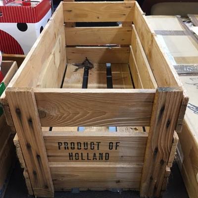 Wood crate