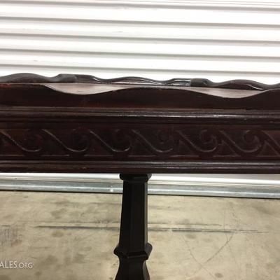 Octagonal mahogany table