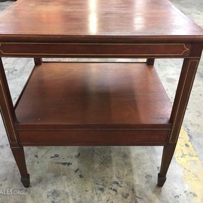 Mahogany side table