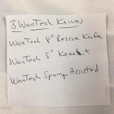 WarTech Knives - new in box