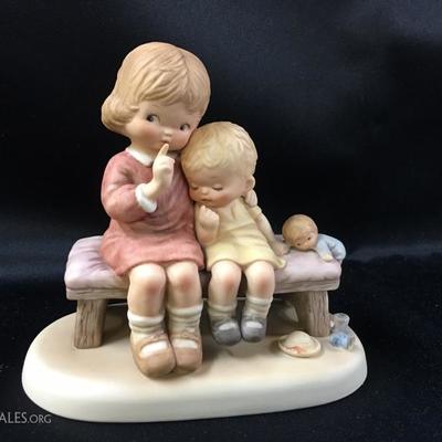 Enesco "Hush" porcelain figurine