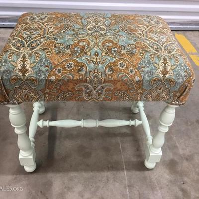 Mint dresser with stool