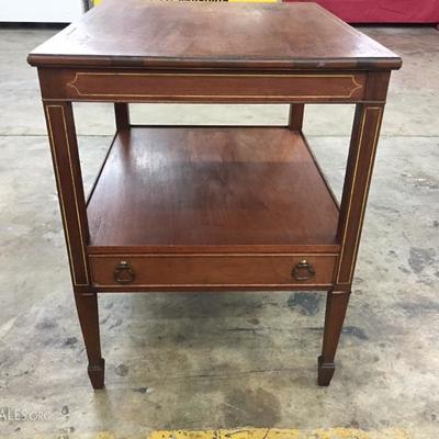Mahogany side table