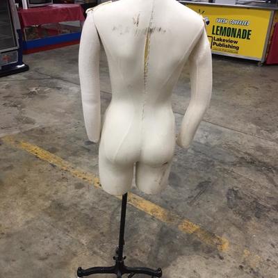 Vintage rolling mannequin