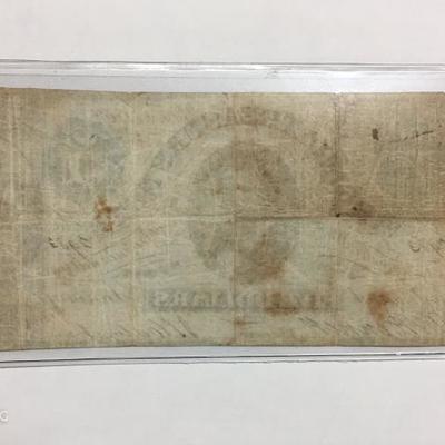 1862 $5 Virginia Treasury note