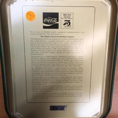 Coca-Cola trays