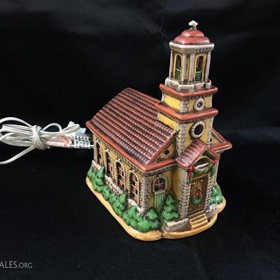 Lefton lighted Christmas church