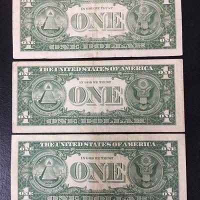 1957, 1957A, 1957B Silver Certificates