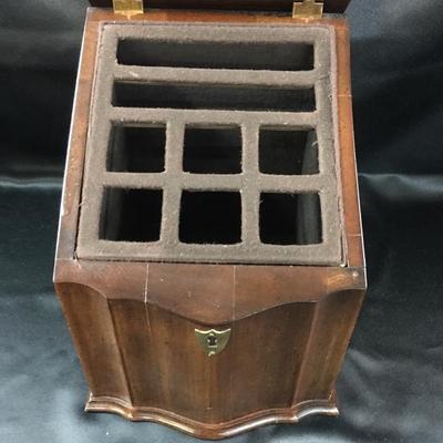 Inlaid Mahogany knife box