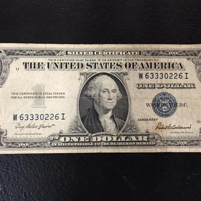 1935F Silver Certificate