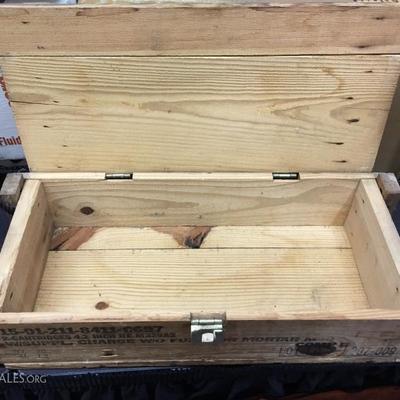 Wood ammo crate