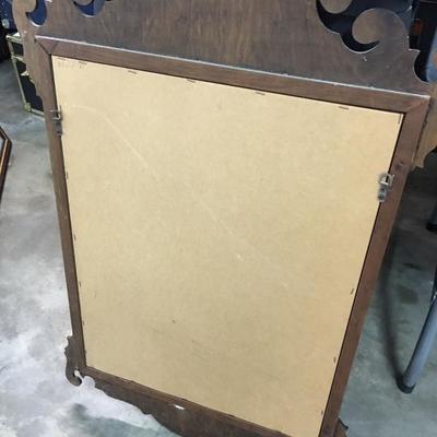Mahogany mirror