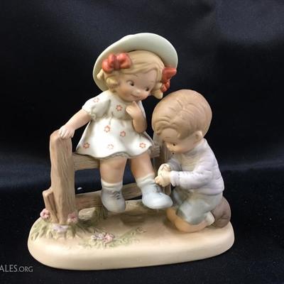 Enesco "Tying the Knot" porcelain figurine