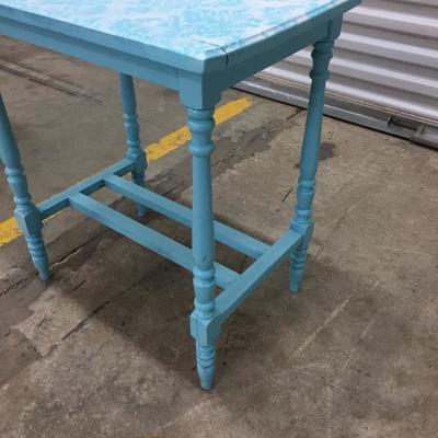 Blue table
