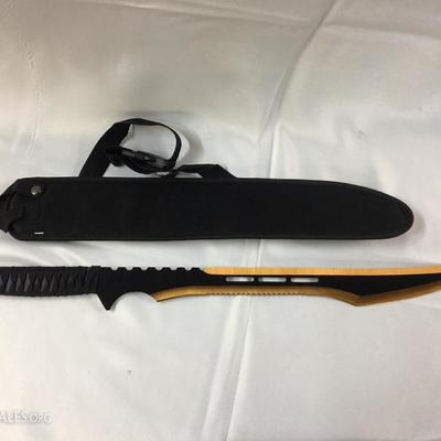 27" machete sword with sheath