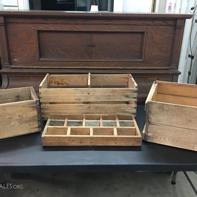 Wood crates