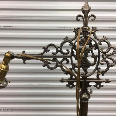 Brass floorlamp
