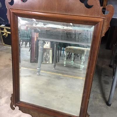 Mahogany mirror