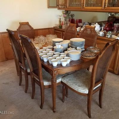 Nice dining set with 6 chairs..NOW 50% OFF