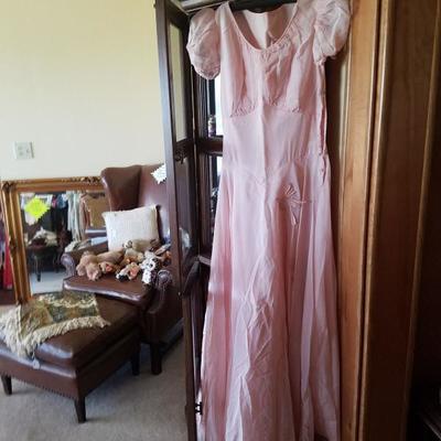Antique pink dress 