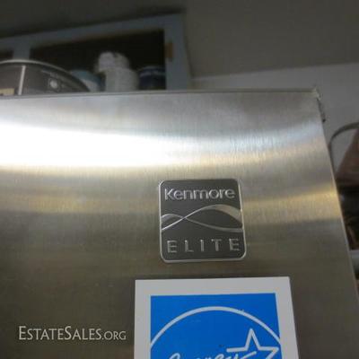 Kenmore elite Large Stainless Freezer / GE  Stainless Refrigerator