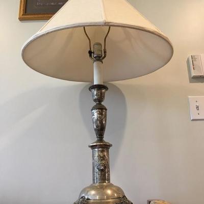 Sterling Candlestick Lamp