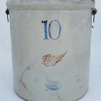 10 Gallon Red Wing Crock 