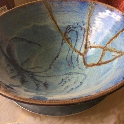 Massive pottery bowl