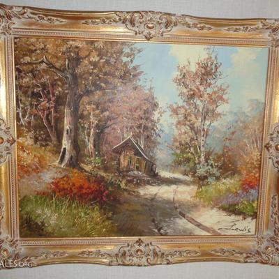 vintage oil painting