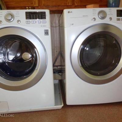 New washer and dryer less than 1 year old