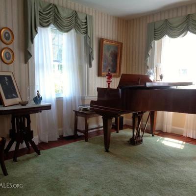 Antique Baby Grand Piano 