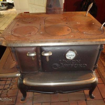Antique Cast iron wood stove