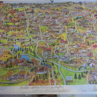 Signed maps of Hopkinton, NH
