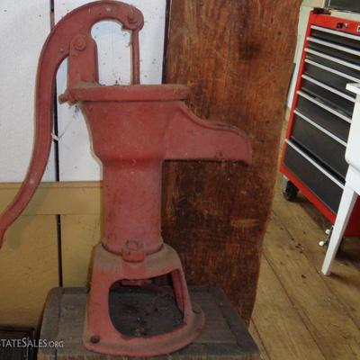 Antique well pump