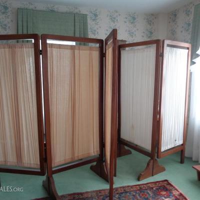 Vintage room screens