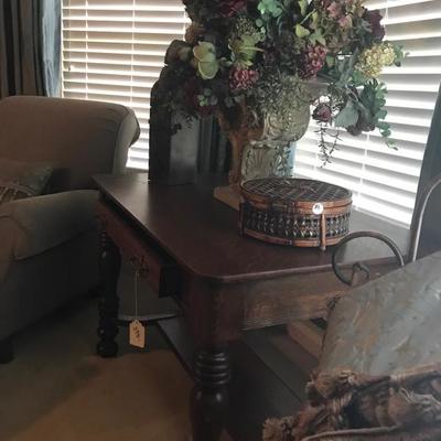 Awesome antique Oak library table