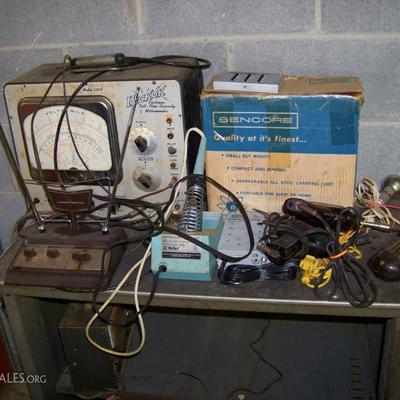 Vintage testing equipment--these and more