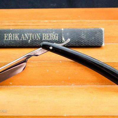 Swedish Eskilstuna Erik Anton Berg Straight Razor Knife