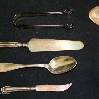 Assorted Sterling and Silver Plate Utensils