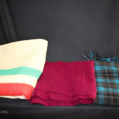 Three Wool Blankets