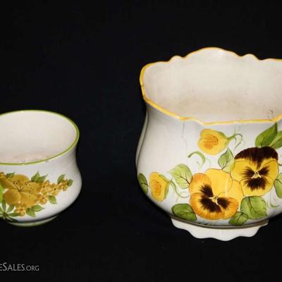 Two Vintage Ceramic Pots