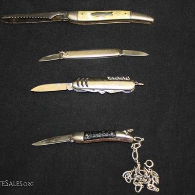 Three Pocket Knives - 1 Multi-tool
