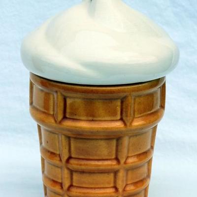 Ice Cream Cone Cookie Jar