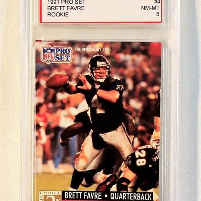 1991 Pro Set Brett Favre Rookie Football Card