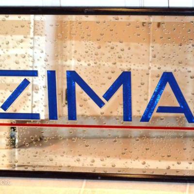 Zima Advertising Sign Mirror