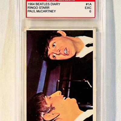 1965 Ringo Starr & Paul McCartney Beatles Card