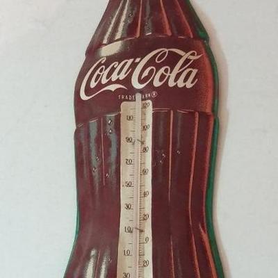 Vintage Coca-Cola thermometer.